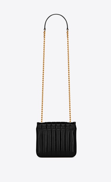 vicky medium in matelassé patent leather